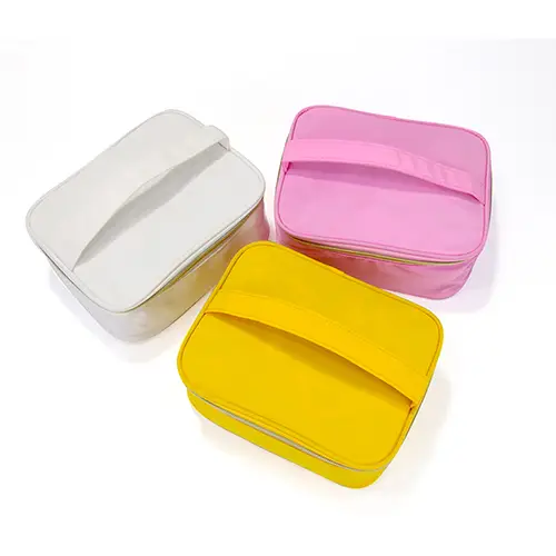 Korean-style Portable Skin Care Product Canvas Zipper Makeup Bags Wholesale